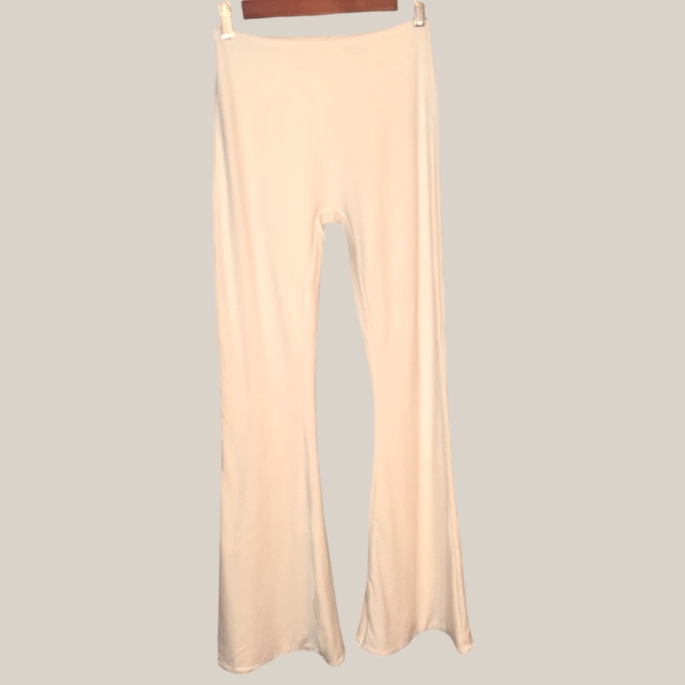 Beige Flared Pants - Picture 3 of 5